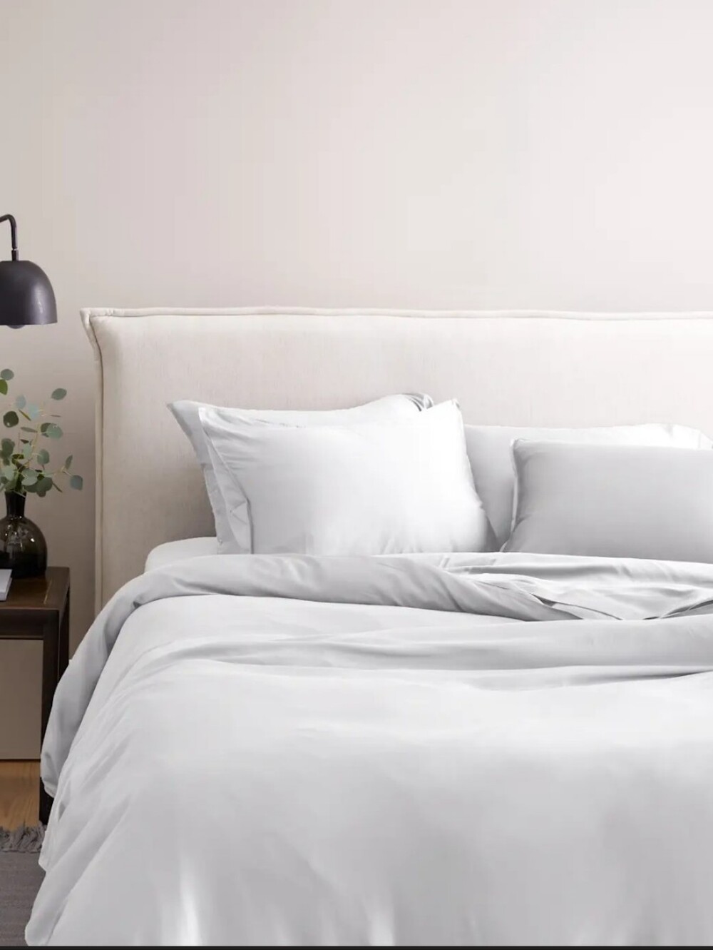 Quince Bamboo Pillowcase Set - Standard, White